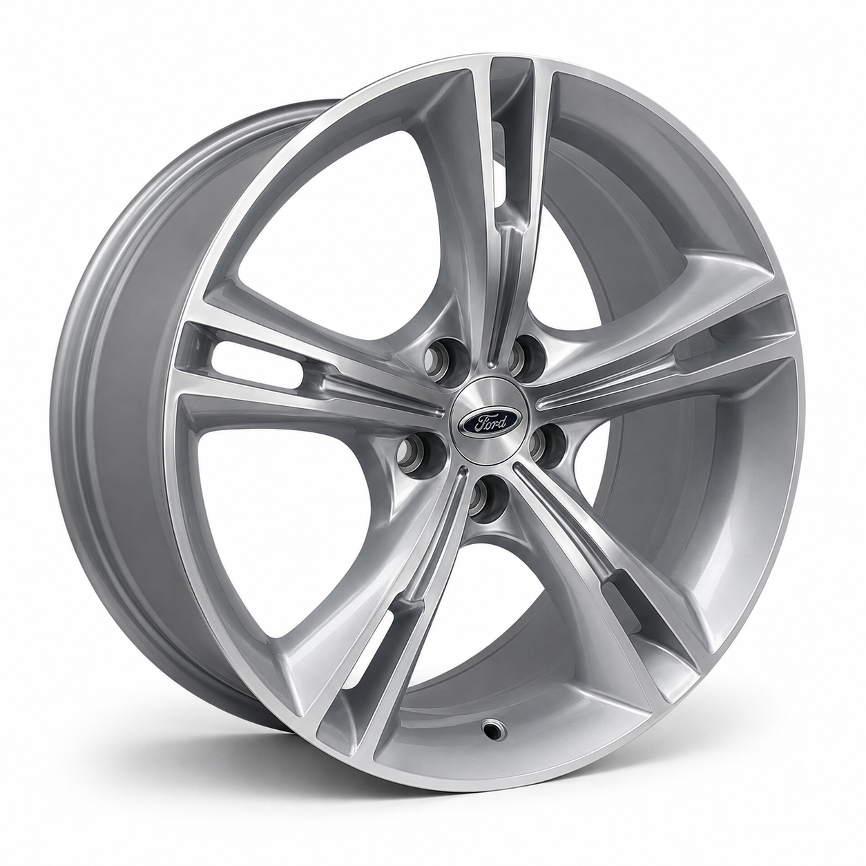Silver Ford Falcon FG wheel angle