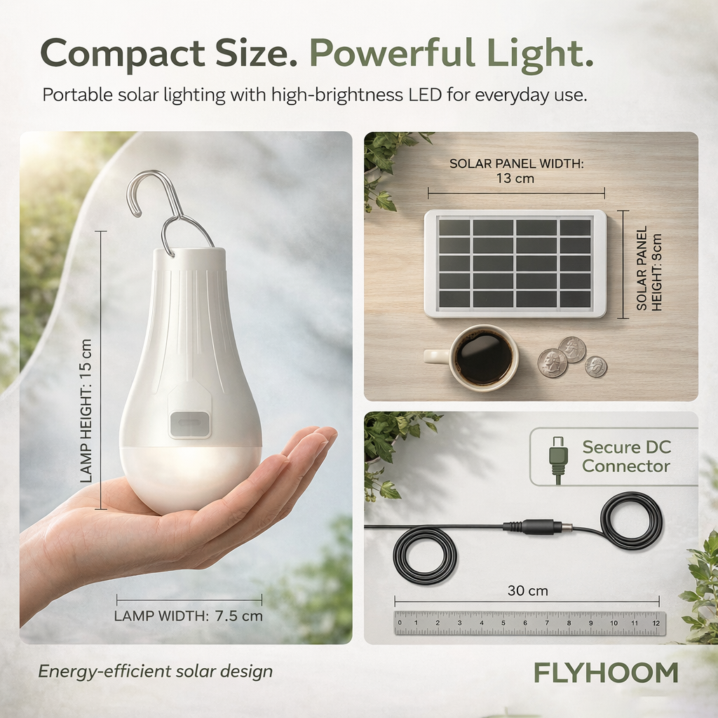 EA Solar Light size information