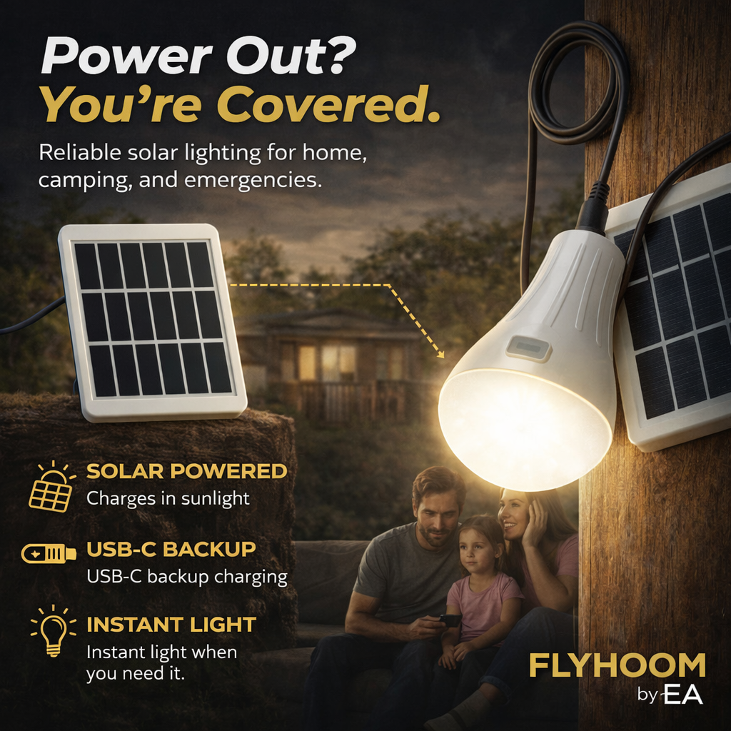 EA Industries Outdoor Solar Lights (Twin Pack)