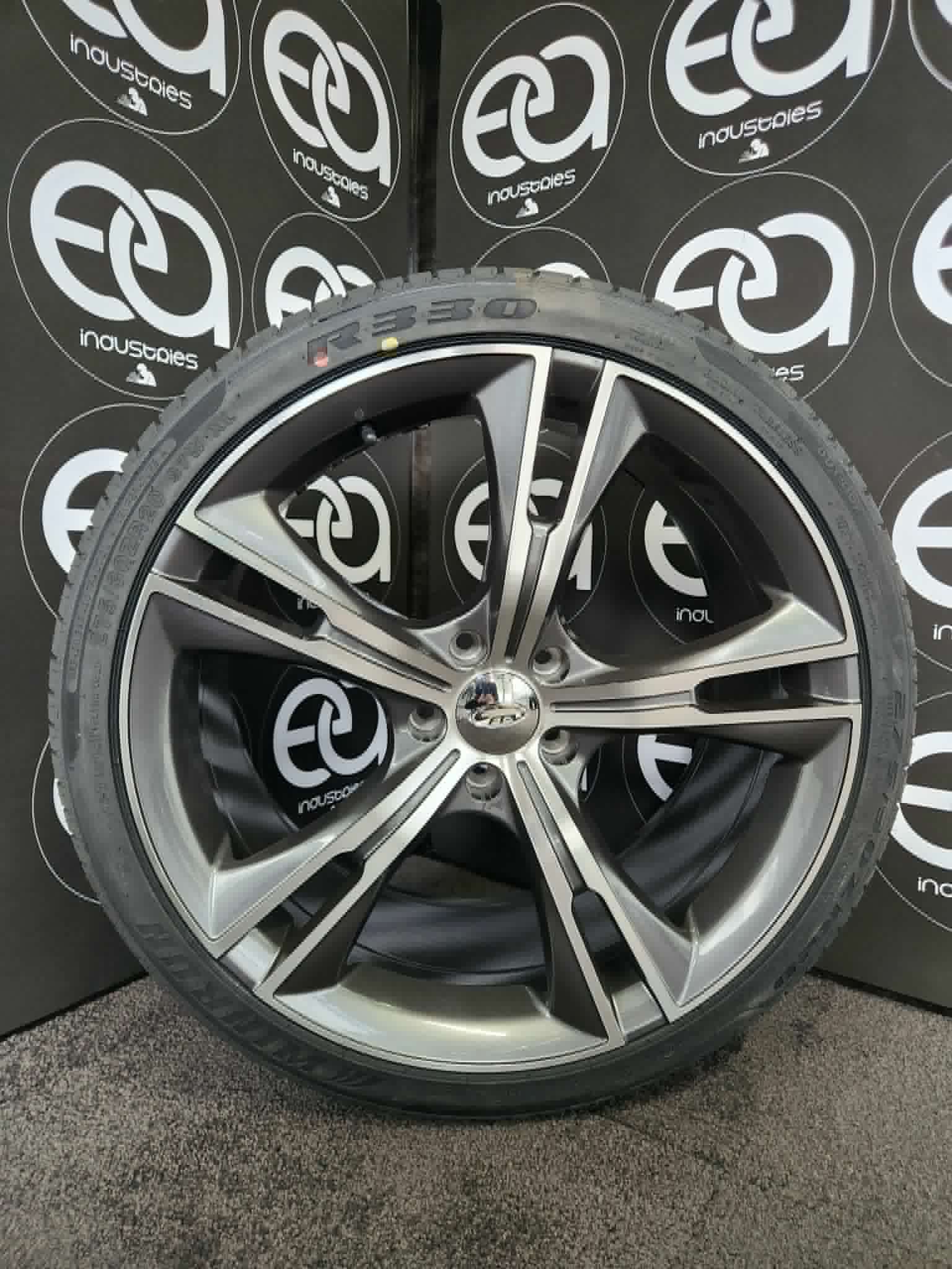 Ford GT355 Grey and Silver wheel and tyre at EA Industries