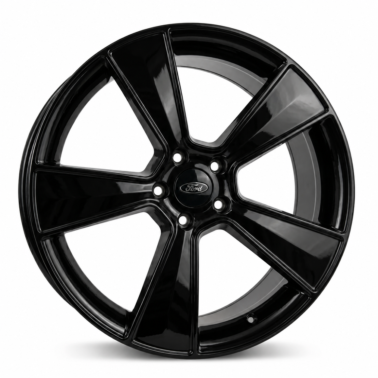 Ford Lux Pack 20 inch Gloss Black wheel front view