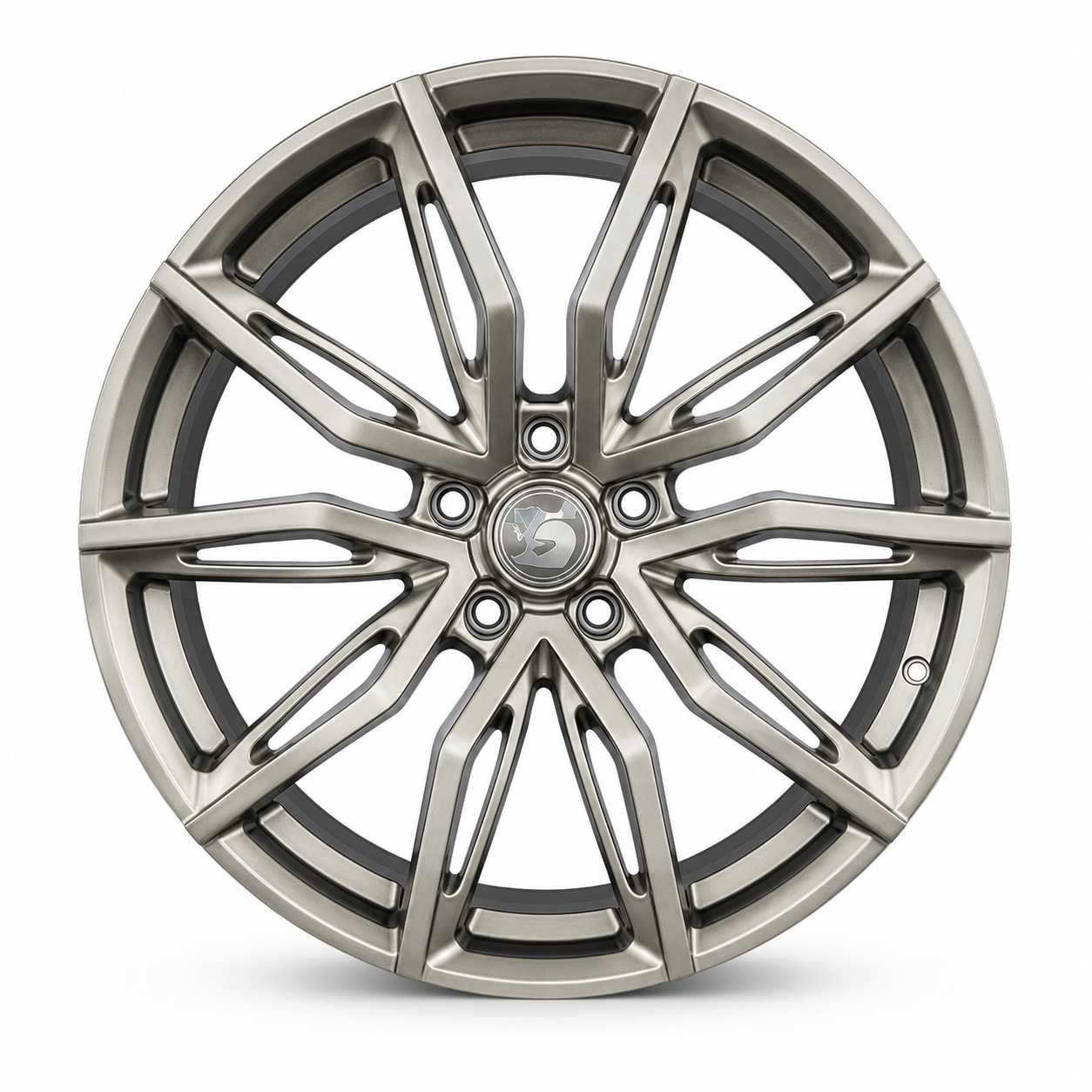 GEN F2 22x9 Hyper Dark wheel front view