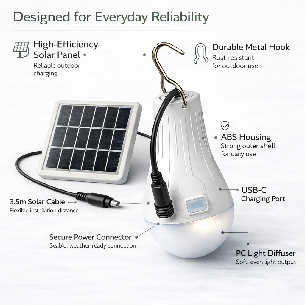 EA Industries Outdoor Solar Lights (Twin Pack)