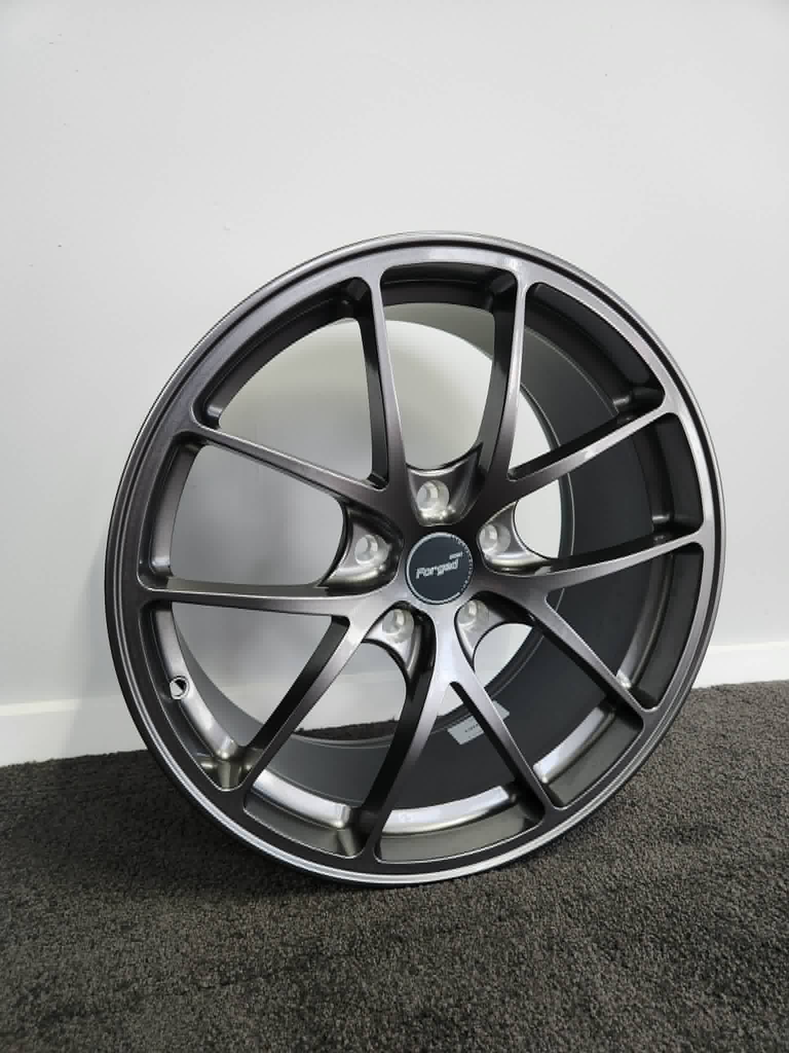 Fully forged ultra lightweight wheel showroom view