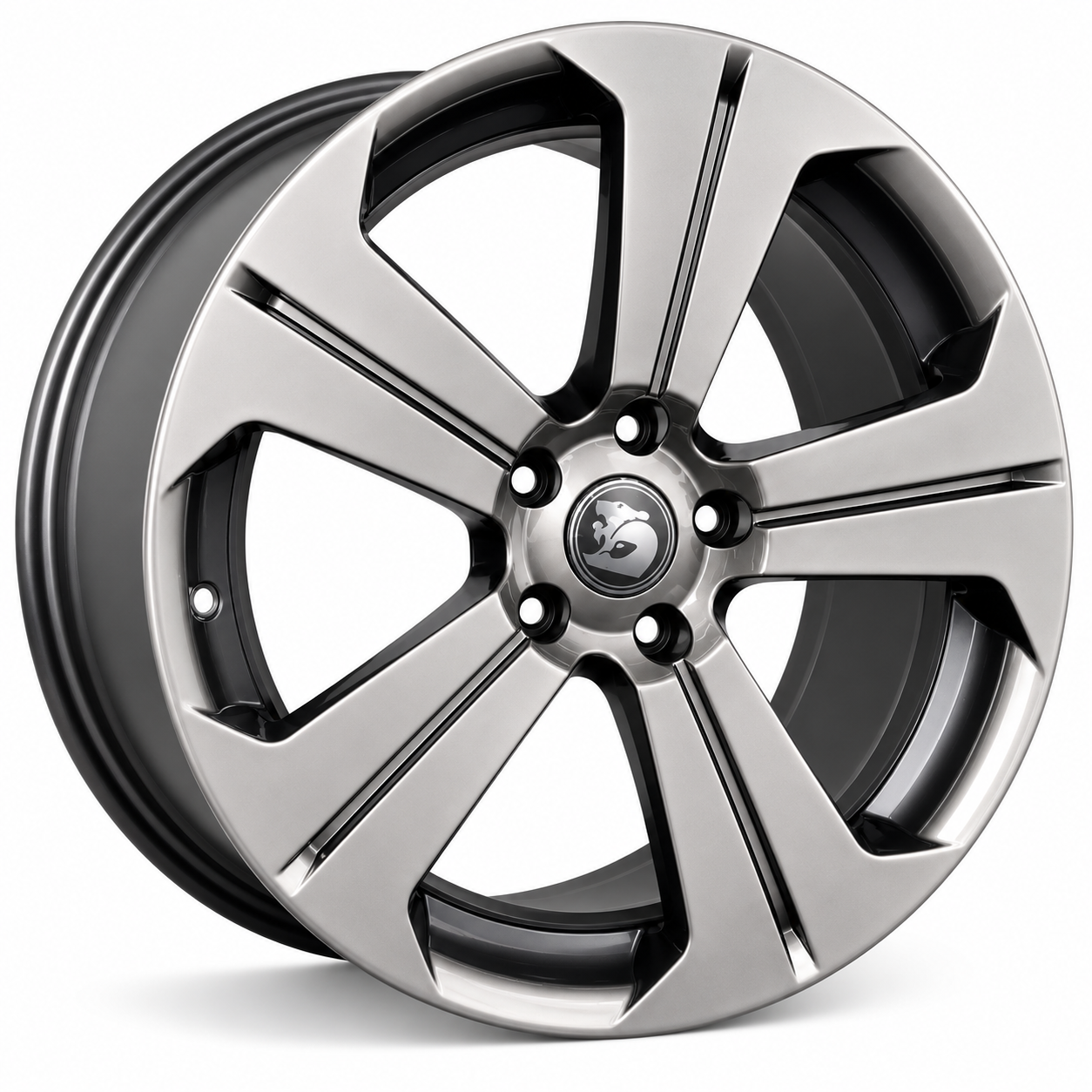 20 inch Holden Hammerhead style wheel rim angled view