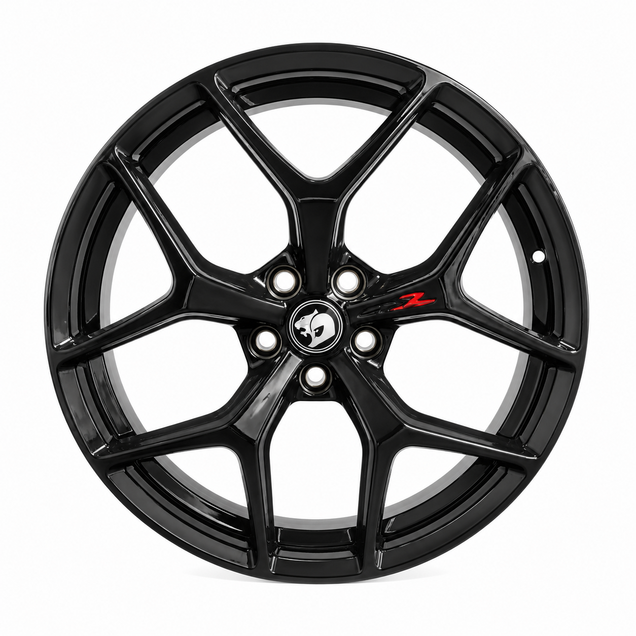 20 inch Holden HSV GTSR style hyper dark black wheel rim front view
