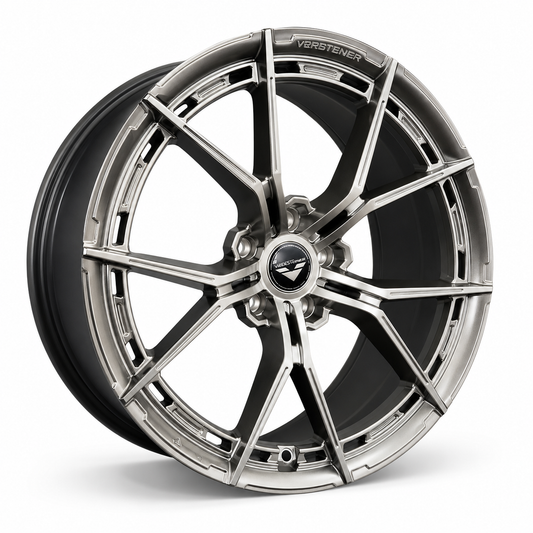 Vorstein 19 inch staggered wheel angled view