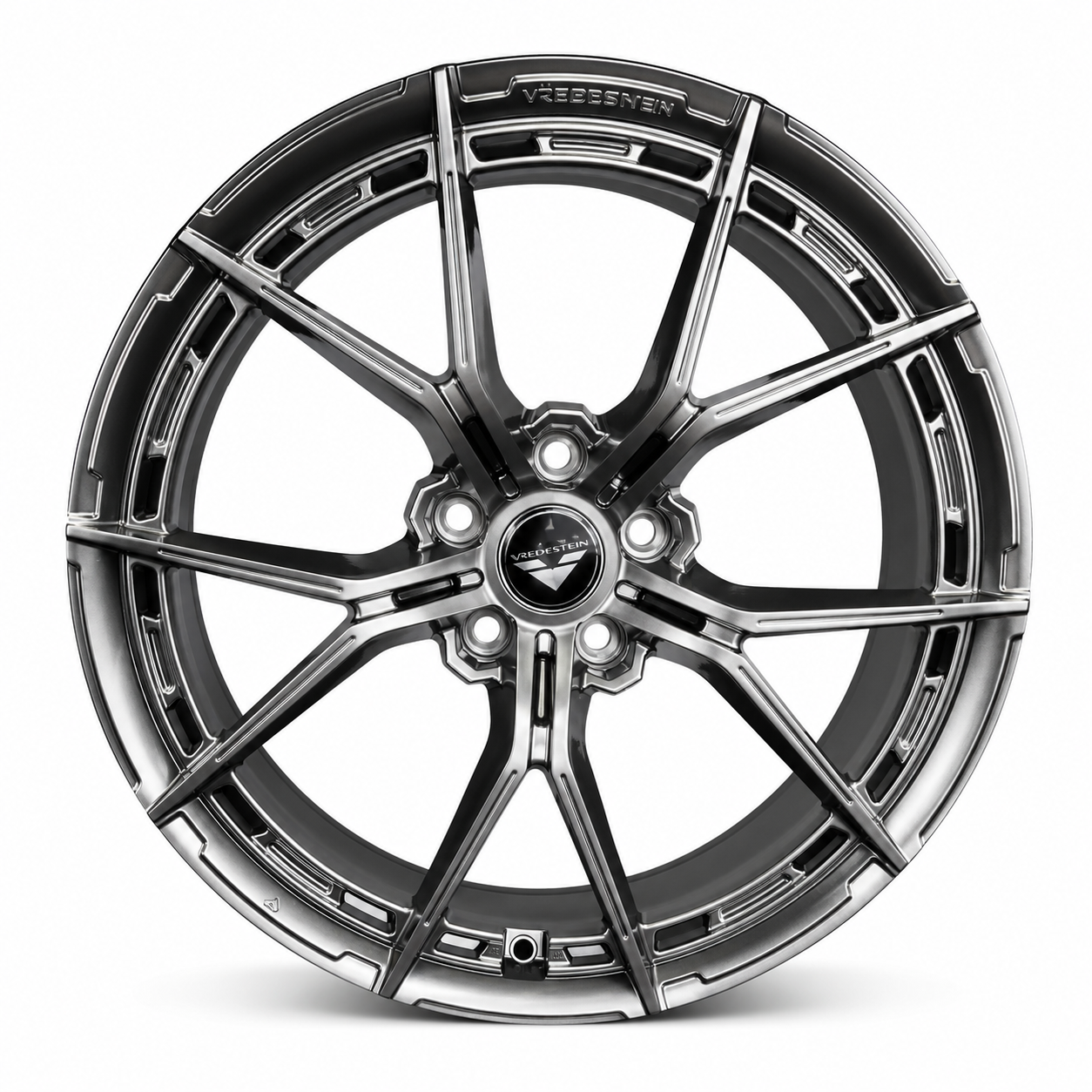 Vorstein 19 inch staggered wheel front view